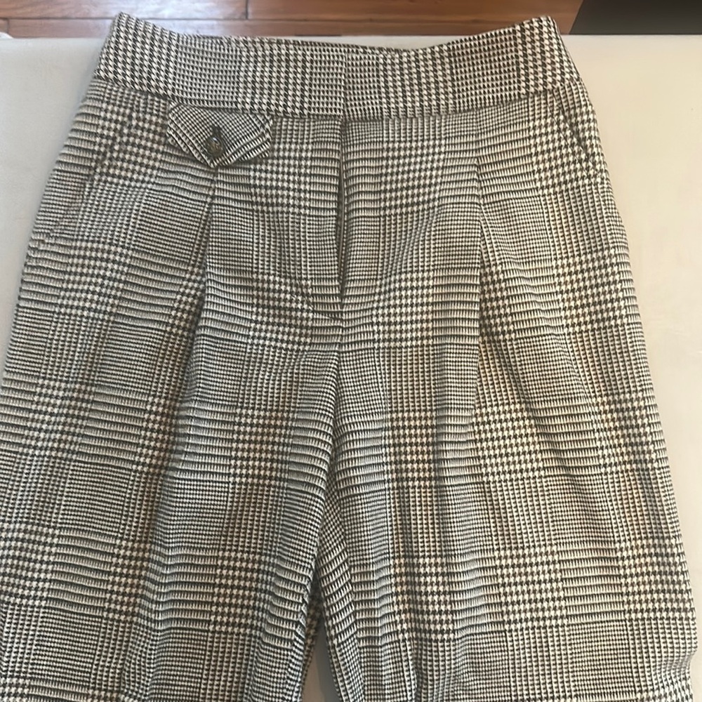 Veronica Beard plaid trousers size 4